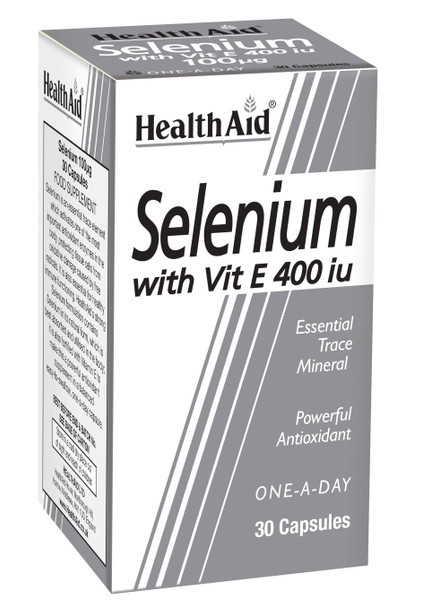 Health Aid Selenium with Vitamin E 400iu 30's