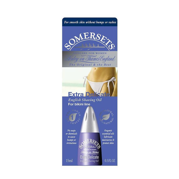 Somersets Extra Delicate English Shaving Oil For Bikini Line (Purple)