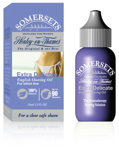 Somersets Extra Delicate English Shaving Oil For Bikini Line (Purple)