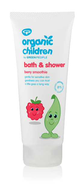 Green People Organic Children Bath & Shower Berry Smoothie 200Ml