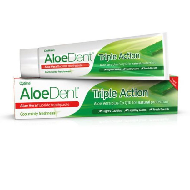 Aloe Dent Aloe Vera Fluoride Toothpaste Triple Action 100Ml