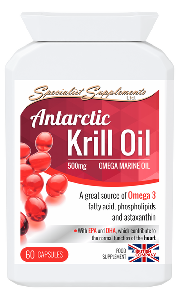 Specialist Supplements Antarctic Krill Oil 500mg