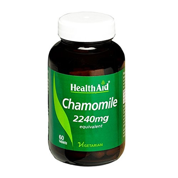 HealthAid Chamomile 2240mg 60 Vegetarian Tablets