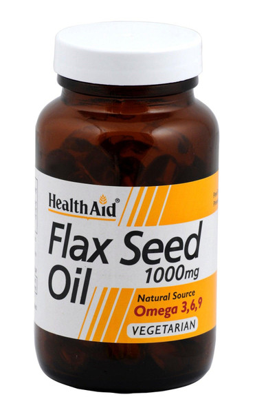 Health Aid Flaxseed Oil 1000mg 60's Health Aid Flaxseed Oil 1000mg 60's