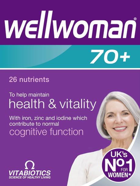 Vitabiotics | Wellwoman 70+ Tablets | 1 X 30S