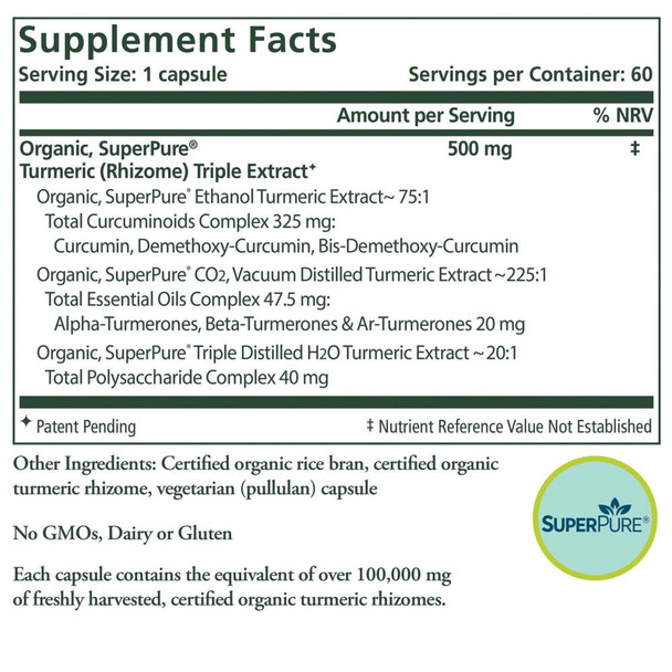 The Synergy Company (Pure Synergy) Superpure Turmeric 60'S