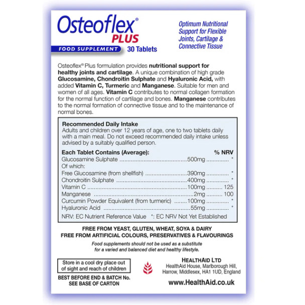 Health Aid Osteoflex Plus 30's