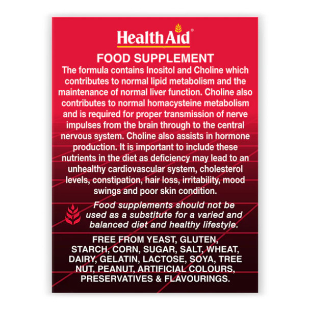 Health Aid Choline & Inositol (Maximum Power) 60's