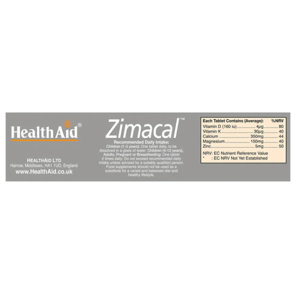 Health Aid Zimacal Effervescent 20's