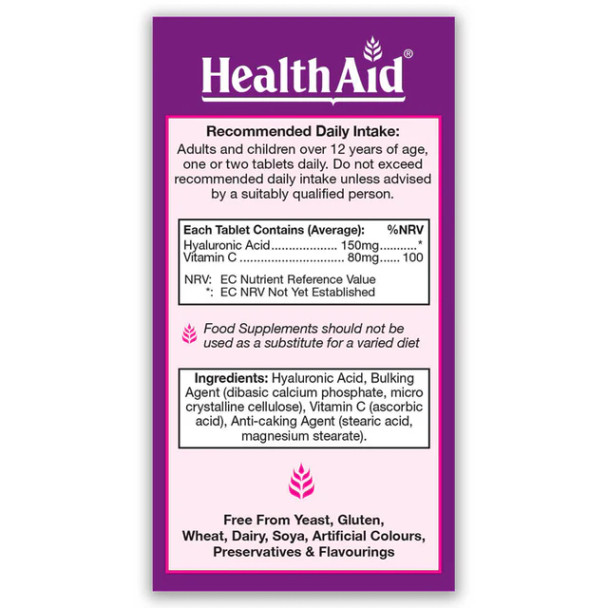 Health Aid Hyalurovit 30's