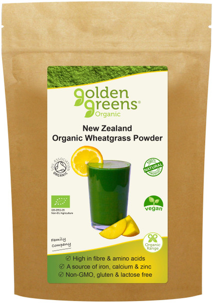 Golden Greens (Greens Organic) New Zealand Organic Wheatgrass Powder