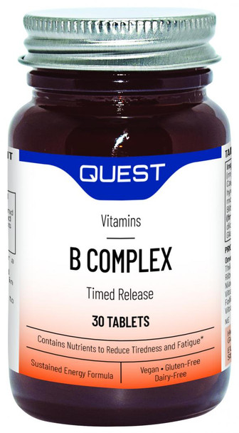 Quest Vitamins B Complex Timed Release (Formerly Mega B 100 Timed Release)