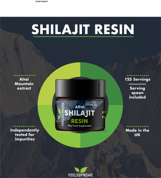 Feel Supreme Altai Shilajit Resin 50g