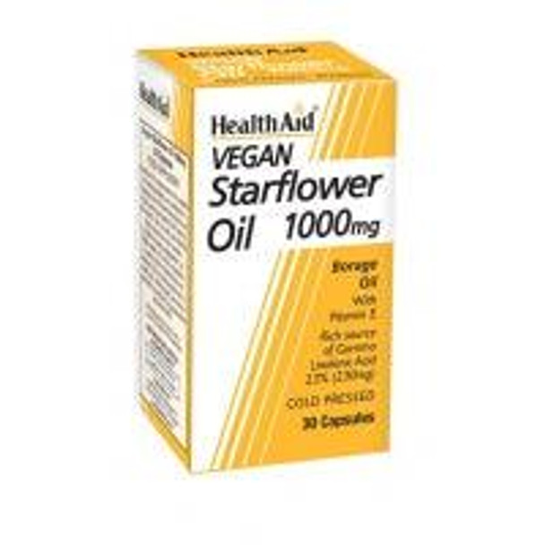 Health Aid Vegan Starflower Oil 1000mg 30's