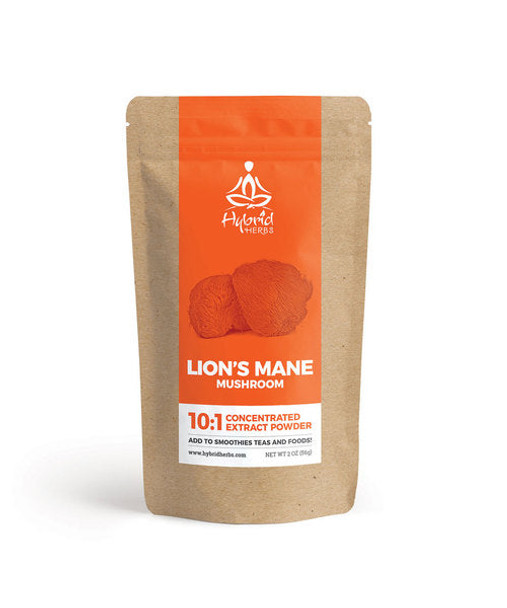 Hybrid Herbs Lion's Mane Mushroom 56g Hybrid Herbs Lion's Mane Mushroom 56g