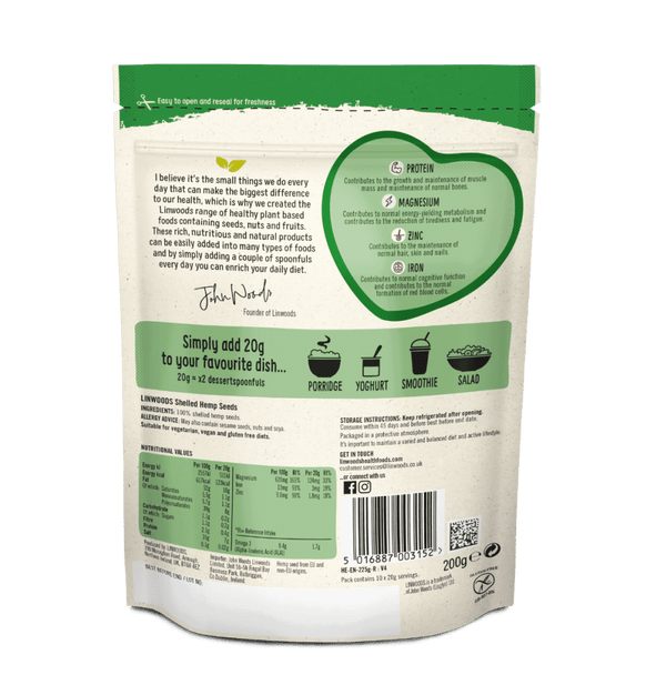Linwoods Shelled Hemp 200g