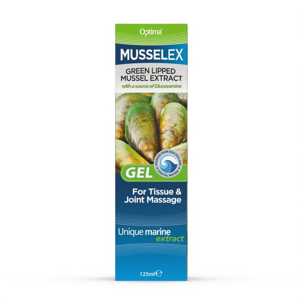 Optima Musselex Green Lipped Mussel Extract Gel 125ml