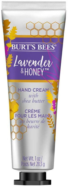 Burtýýýs Bees Moisturising Hand Cream with Shea Butter, Lavender and Honey, 1 Tube 28.3 g