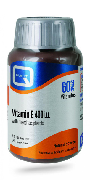 Quest Vitamins Vitamin E 400iu with Mixed Tocopherols