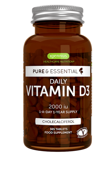 Igennus Pure & Essential Daily Vitamin D3 2000Iu 365'S