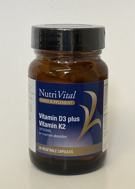 Nutrivital Vitamin D3 Plus Vitamin K2 + Magnesium 30's