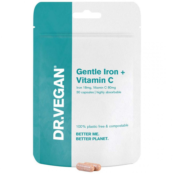 DR.VEGAN Gentle Iron + Vitamin C 30's