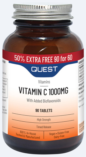 Quest Vitamins Vitamin C 1000mg with added Bioflavonoids