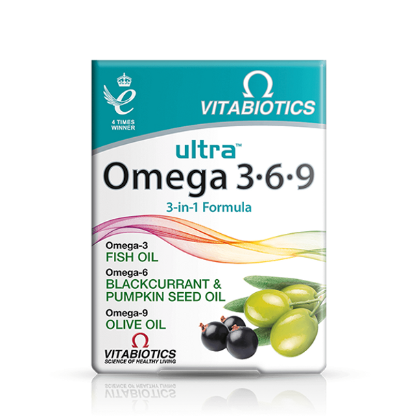 Vitabiotics Ultra Omega 3. 6. 9 - 60 Capsules