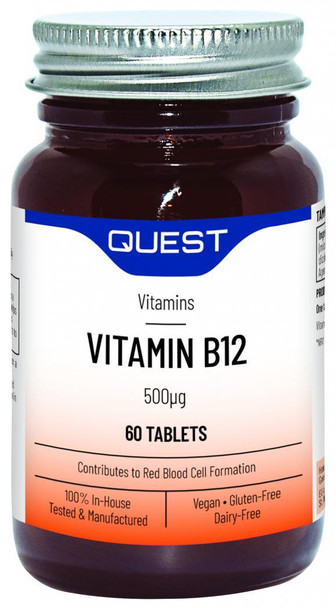 Quest Vitamins Vitamin B12 500Ug 60'S