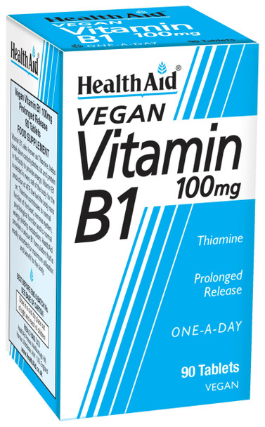 Health Aid Vegan Vitamin B1 100mg 90's