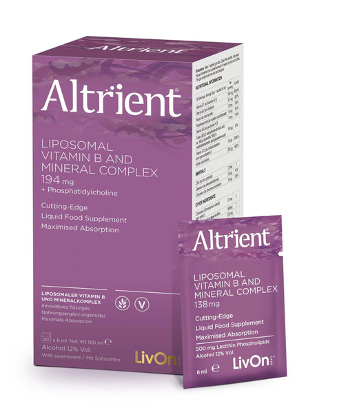 Altrient Liposomal Vitamin B And Mineral Complex 30 Sachets