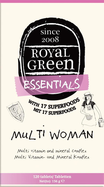 Royal Green Multi Woman