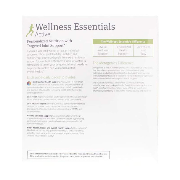 Wellness Essentials Active Support'S Joint Health 30 Packets