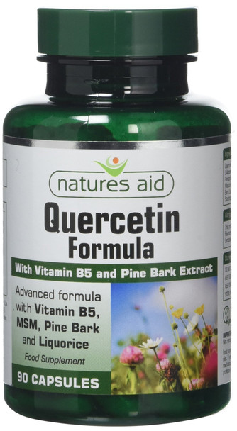 Natures Aid Quercetin Formula - Pack of 90 Capsules