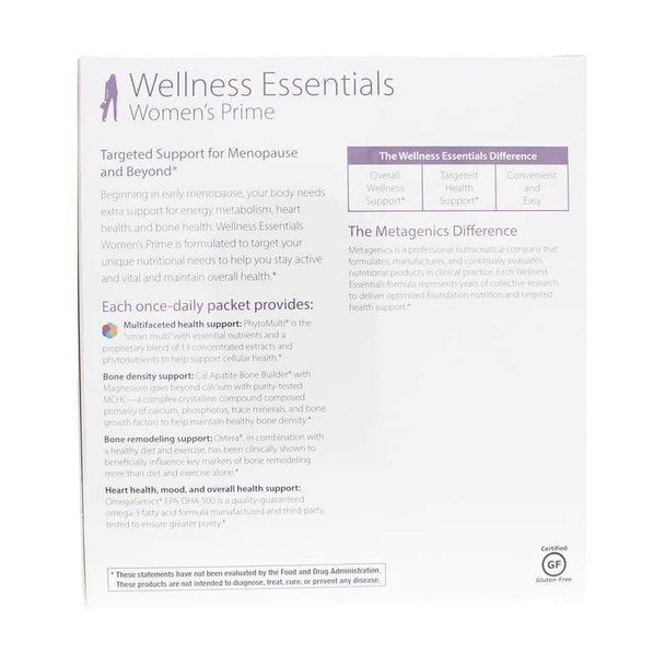 Wellness Essentials Women'S Prime 30 Packets - Metagenics