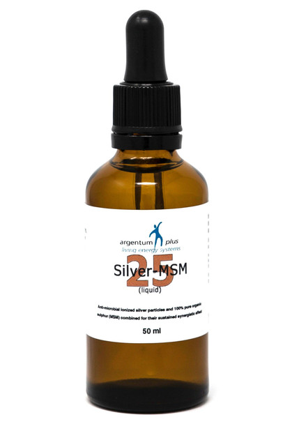 Argentum Plus Silver-MSM 25ppm (Liquid) Dropper 50ml