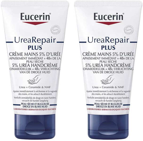 Eucerin Repairing Hand Cream 5% Urea 2 x 75ml
