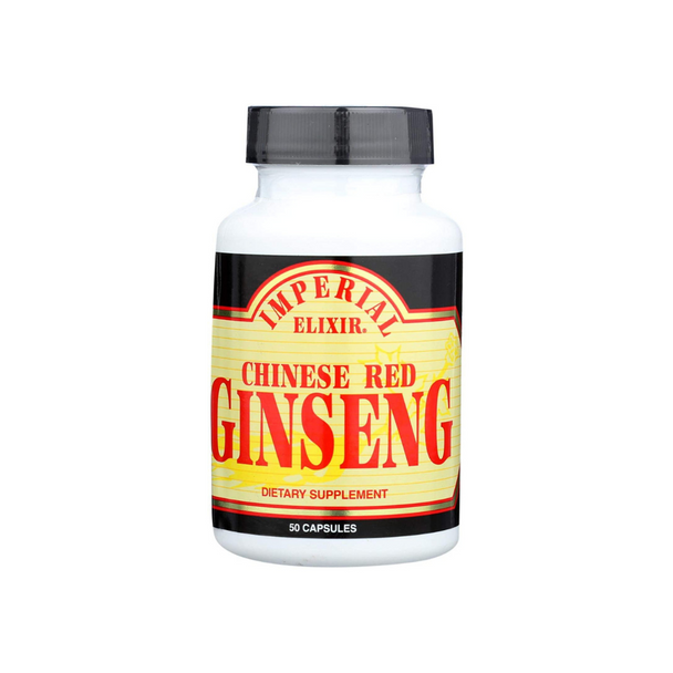 Chinese Red Ginseng 50 Capsules by Imperial Elixir Ginseng