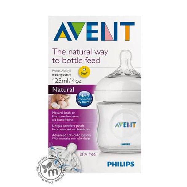 Avent Natural Feed Bottle 125ml PA400