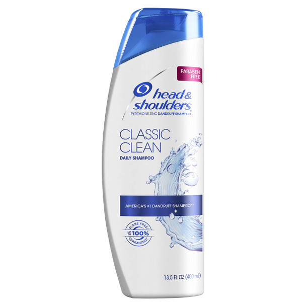 Head and Shoulders Classic Clean Daily-Use Anti-Dandruff Shampoo, 13.5 fl oz, Pack of 2