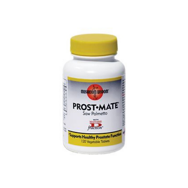 Prost-Mate w-Maitake D Fraction 120 Vegetable Tablets by Mushroom Wisdom