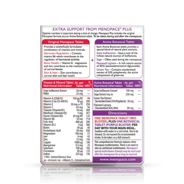 Menopace Plus, Pack Of 56