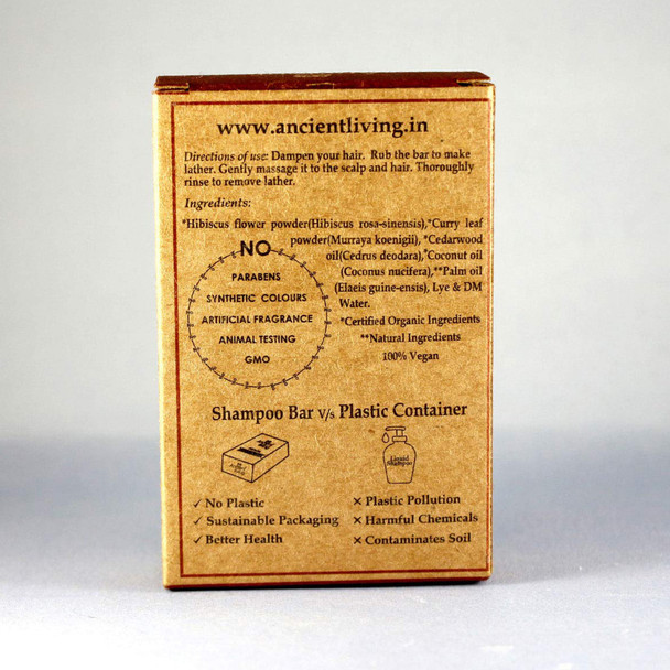 Ancient Living Hibiscus Shampoo Bar - 100 gm