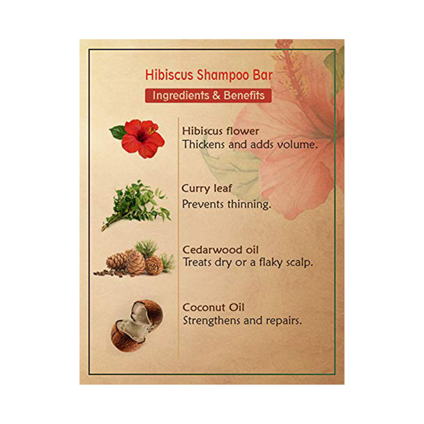 Ancient Living Hibiscus Shampoo Bar - 100 gm