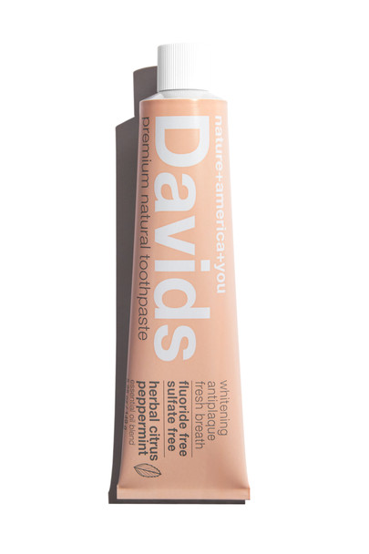 Davids Herbal Citrus Peppermint Natural Toothpaste