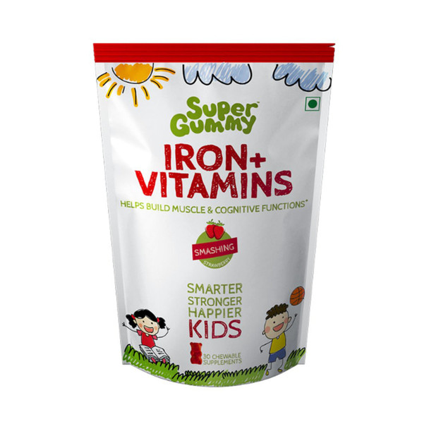 Super Gummy Iron + Vitamins - 30 Chewable Supplements