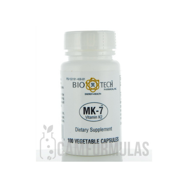 Mk-7 Vitamin K2 150 Mcg 100 Vegetable Capsules By Biotech Pharmacal