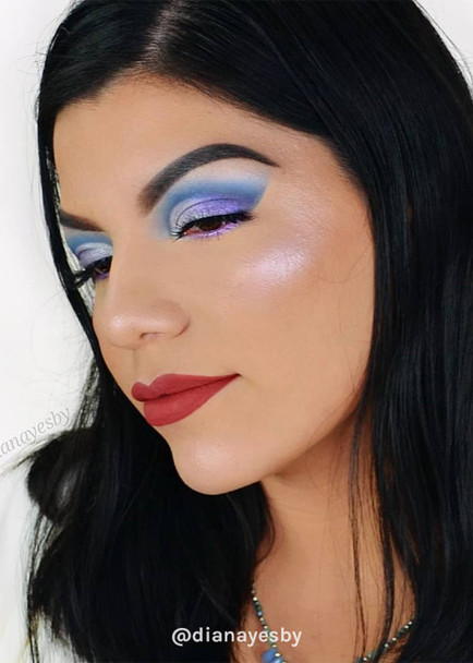 a2o lab 25-Color Eyeshadow Palette - Violets Are Blue