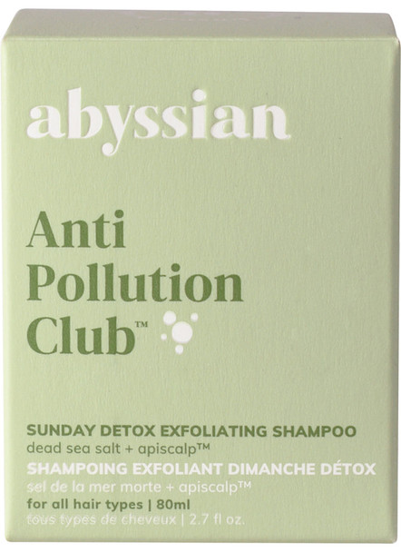 Abyssian Sunday Detox Exfoliating Shampoo Travel
