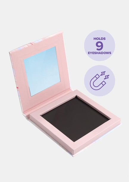 AOA Pro Magnetic Eyeshadow Palette - Pink Swirly Small